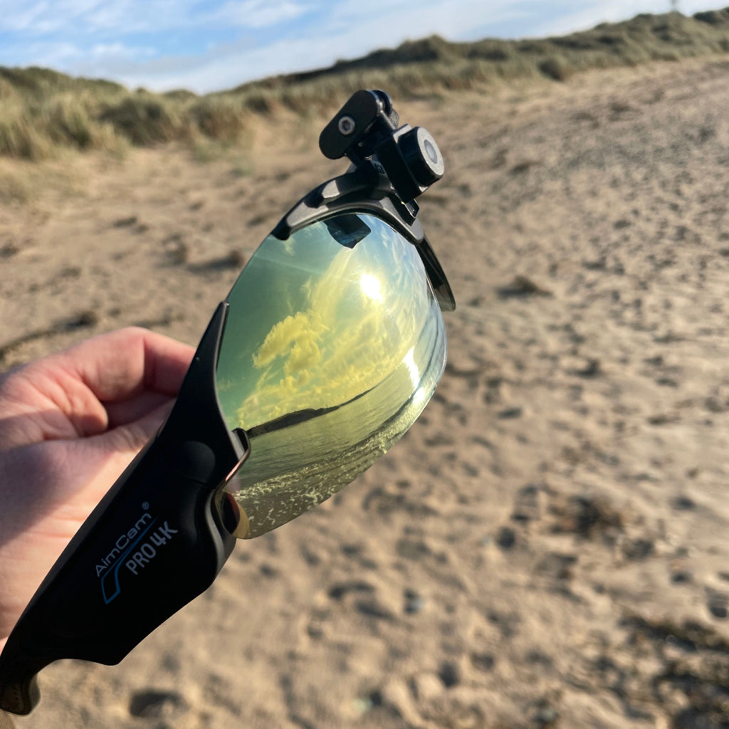 Gold Reflet MIRRORED GOLD - ULTRA REFLECT POLARISED LENSES - AimCam