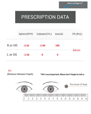 Prescription Mount- AimCam Pro 2, Pro 2i & Pro 3K